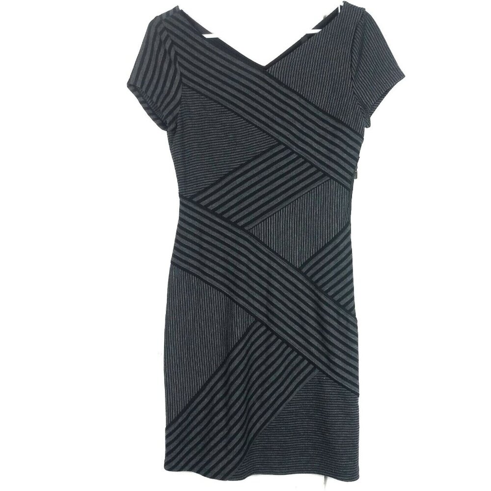 BCBG Maxazria Striped Mini Dress S
